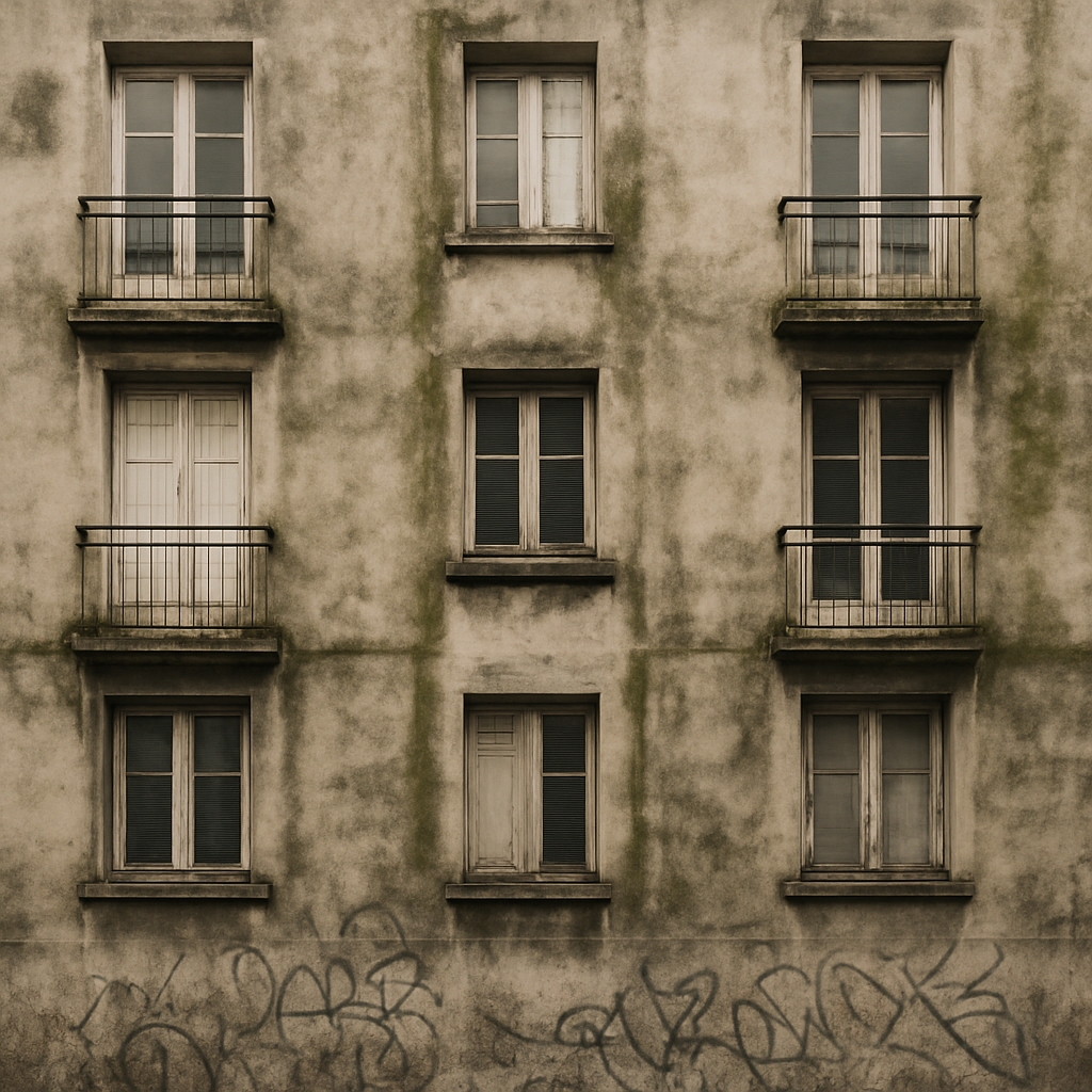 Avant — Façade d'immeuble - Oyonnax