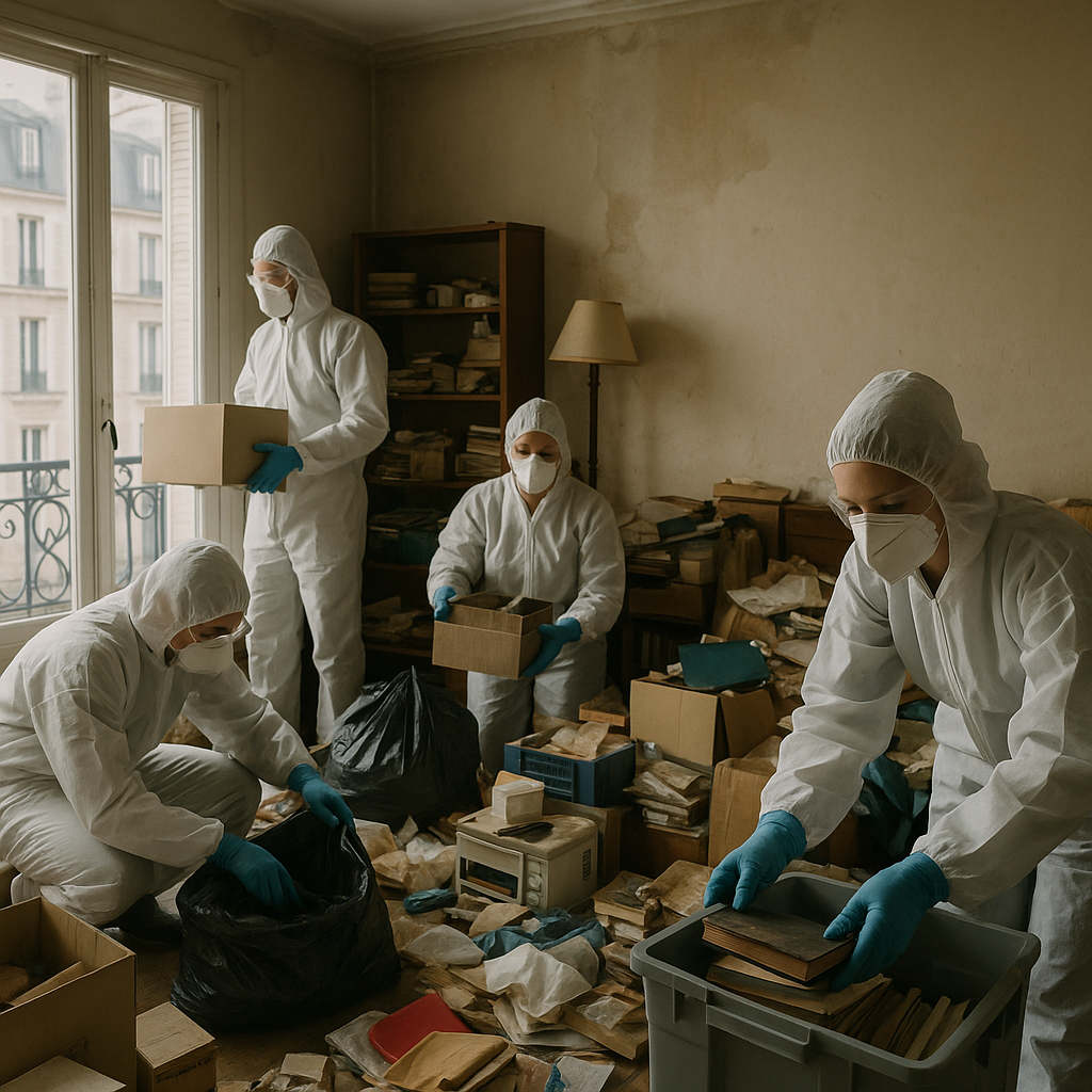 Nettoyage de logements insalubres et syndrome de Diogène