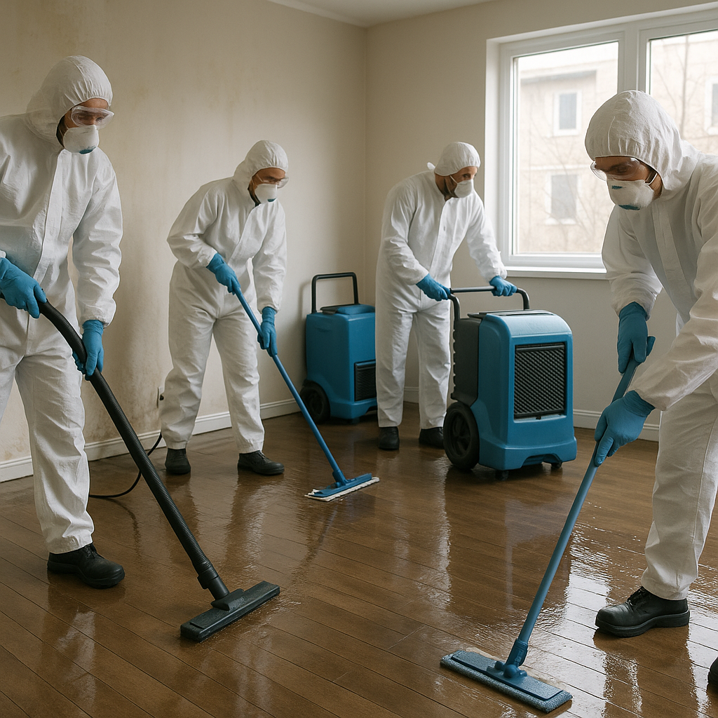 Nettoyage après sinistre, après travaux et après squat